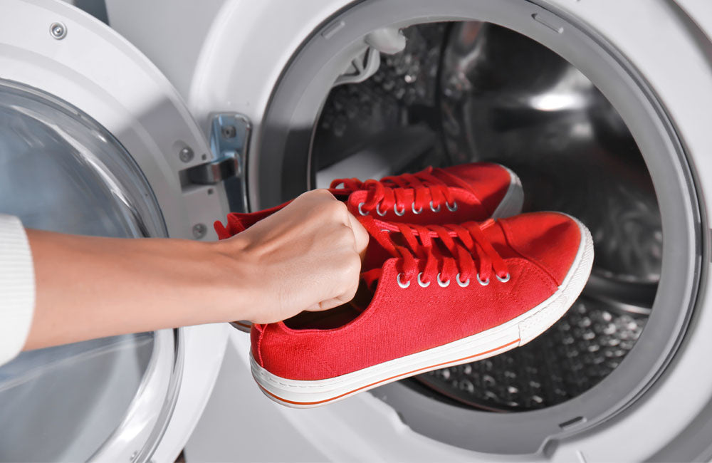 Schuhe in die Waschmaschine: Gute Idee?